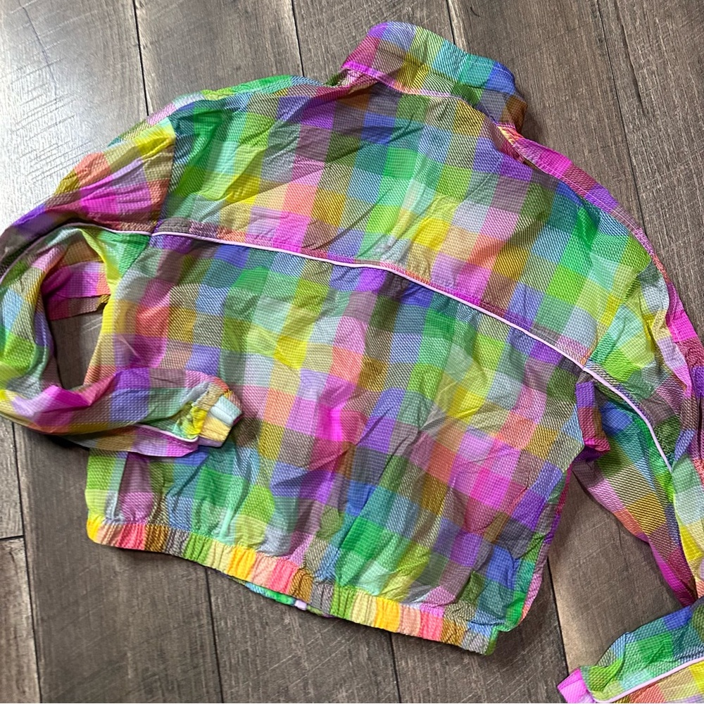 Fabletics Multicolor Lightweight Zip Up Jacket - image 9